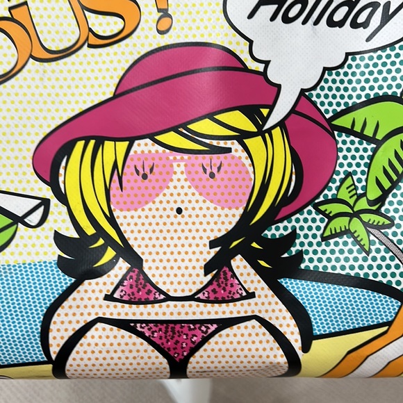 Never used and no longer available this zip top bag is unusual and amusing. - Picture 2 of 6